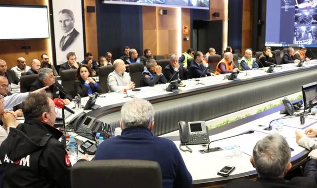 AKOM’da kış tatbikatı… Yeni sistem araçlar test edildi