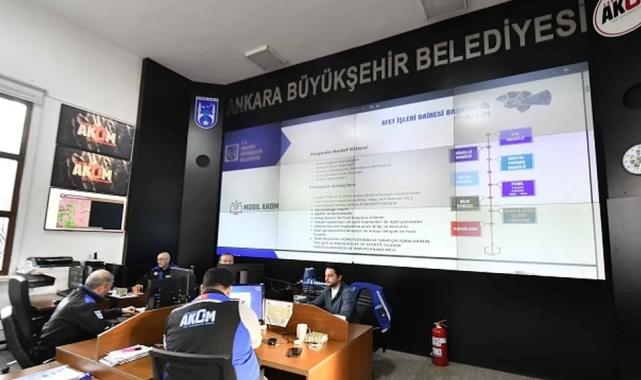 Ankara AKOM görevinin başında