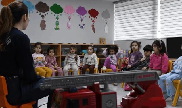 Balıkesir’de öğrenci ve personele yangın eğitimi