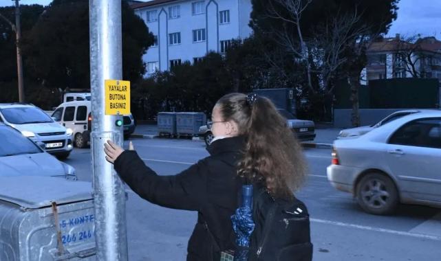 Balıkesir’de yaya güvenliği için butona basıldı