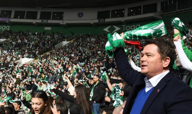 Başkan Aydın, Bursaspor’un maçını öğrencilerle birlikte izledi