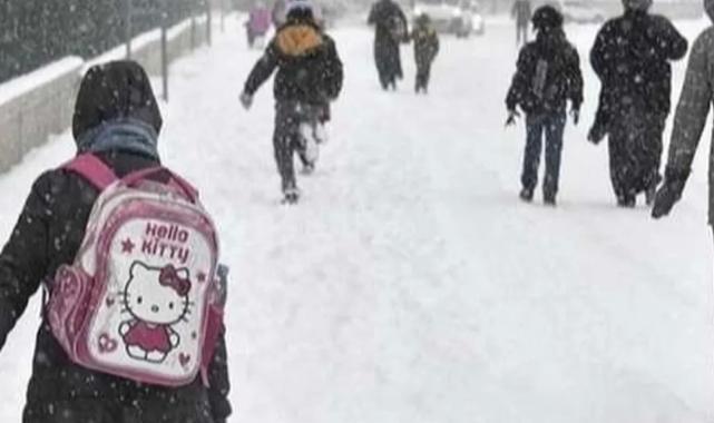 Bazı illerde eğitime ‘kar’ engeli!