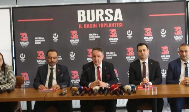 BBP 32’nci yılında Bursa’da gazetecilerle buluştu