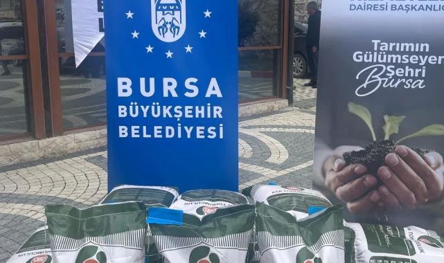 Bursa Büyükşehir’den çiftçiye tohum desteği