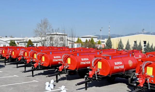 Bursa Büyükşehir’den kırsal mahallelere yangın tankeri