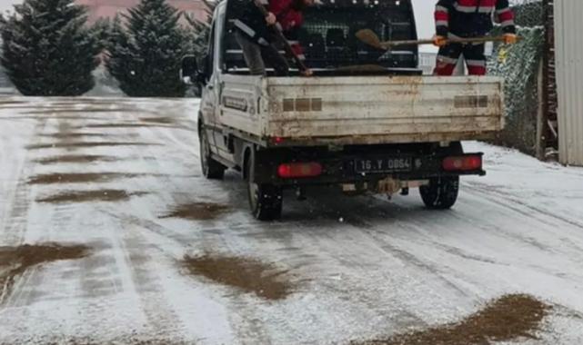 Bursa İnegöl Belediyesi 80 personel 20 araçla sahada