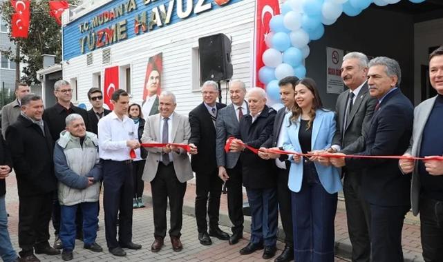 Bursa Mudanya Kapalı Yüzme Havuzu açıldı