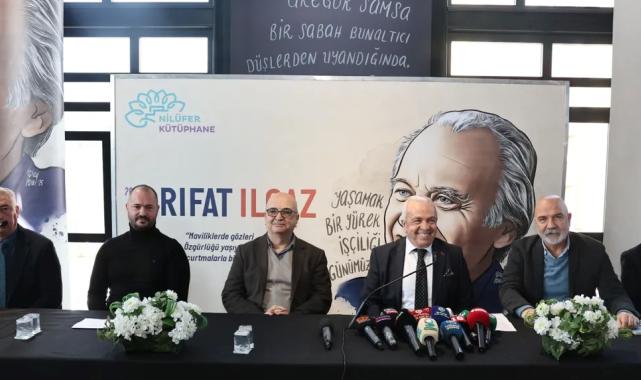 Bursa Nilüfer’de yılın yazarı Rıfat Ilgaz!