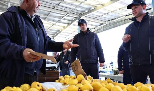 Denizli Büyükşehir’den pazaryerlerinde etiket denetimi