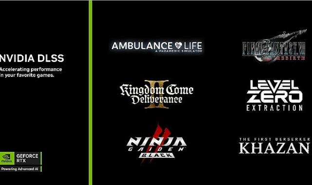 DLSS, Kingdom Come: Deliverance II, FINAL FANTASY VII REBIRTH ve Daha Fazlasında Performansı Artırıyor