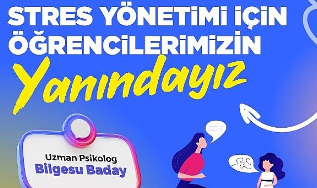 Efes Selçuk Belediyesi sınav kaygısı yaşayan öğrencilerin yanında