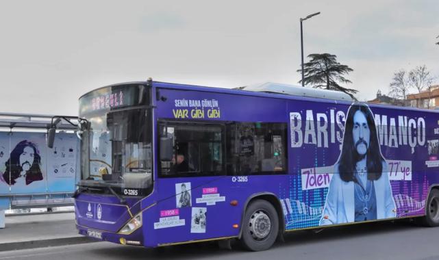 İETT’den Barış Manço’ya vefa otobüsü