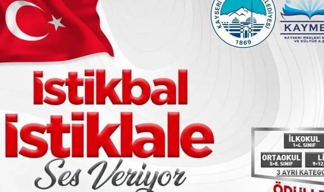 Kayseri Büyükşehir’den İstiklal Marşı Okuma Yarışması