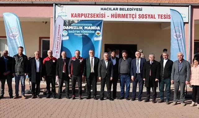 Kayseri Büyükşehir’den manda desteği