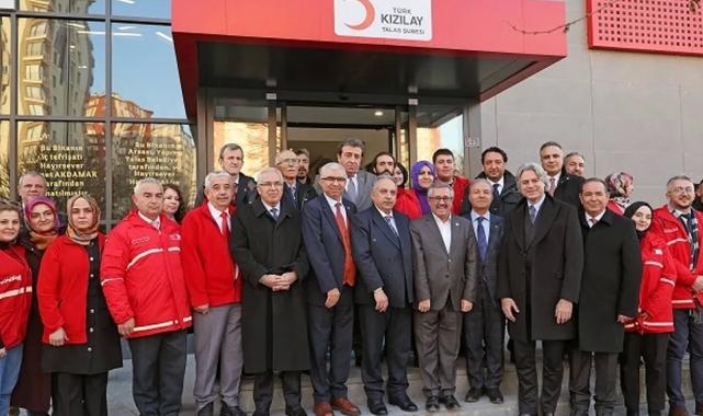 Kayseri Talas’a Kızılay’dan teşekkür