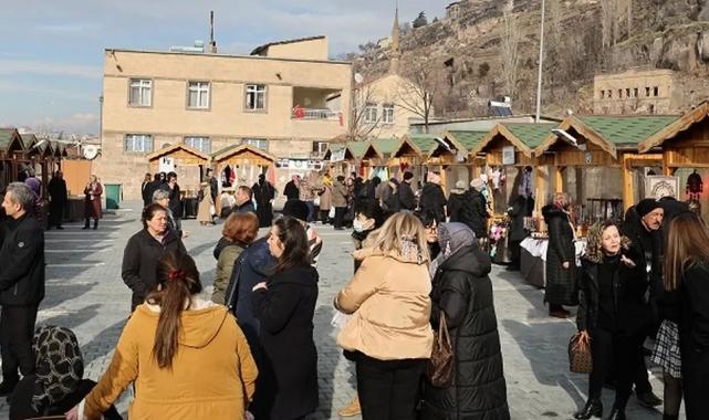 Kayseri Talas’ta Antika Pazarı’na kar engeli