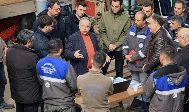 Kayseri Talas’ta asfalta yama