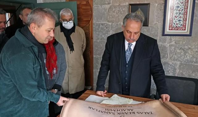 Kayseri Talas’ta Klasik Sanatlar Akademisi kuruluyor