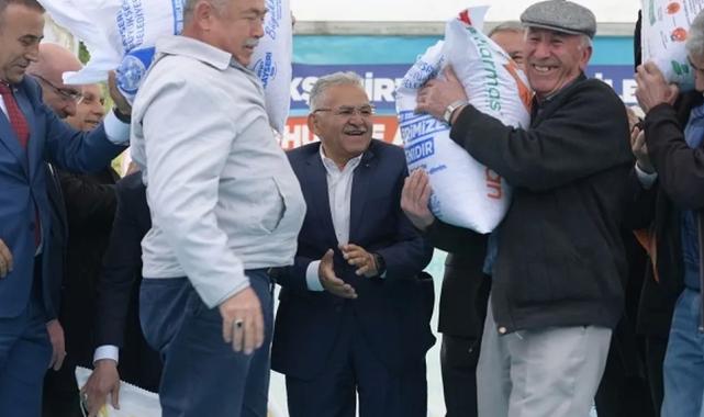 Kayseri’de üreticilere ‘büyük’ destek