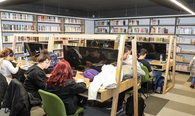 Kayserili öğrencinin çalışma adresi Talas kütüphaneleri