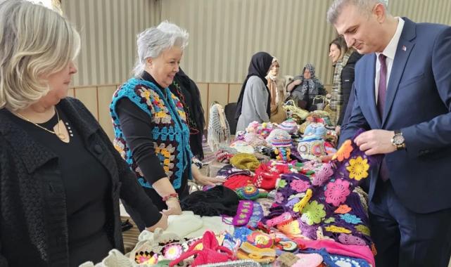 Kocaeli Gölcük’te ‘örgü’ zamanı