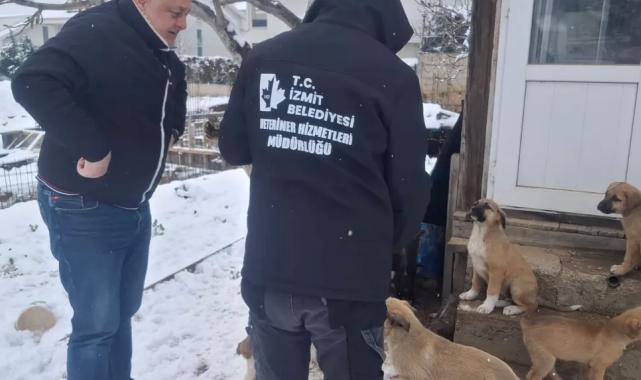 Kocaeli İzmit Belediyesinden soğuk günlerde sıcak destek