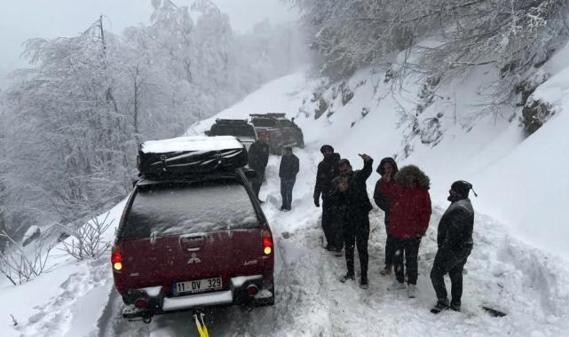 Kocaeli’de karda mahsur kalan vatandaşın imdadına Büyükşehir koştu