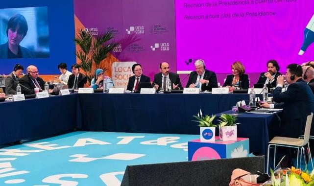 Konya Büyükşehir Belediye Başkanı Altay, UCLG Toplantısı’na katıldı