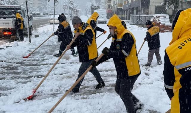 Maalatya’da kar mesaisi