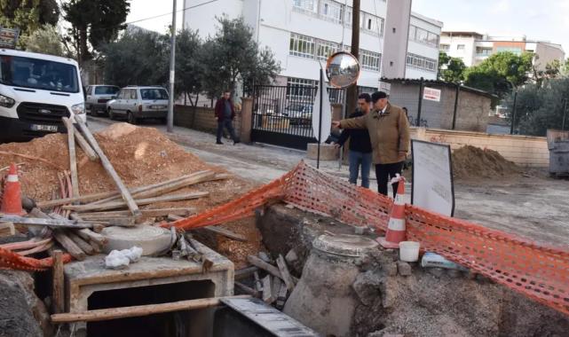Manisa Akhisar’da yağmur suyu sorununa neşter