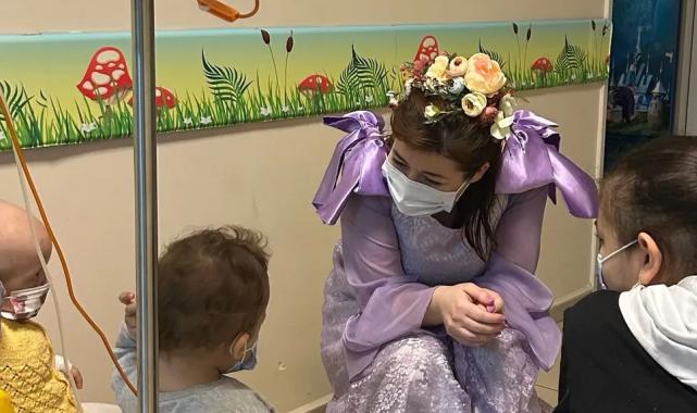 Masallar kanserli çocuklara moral oldu