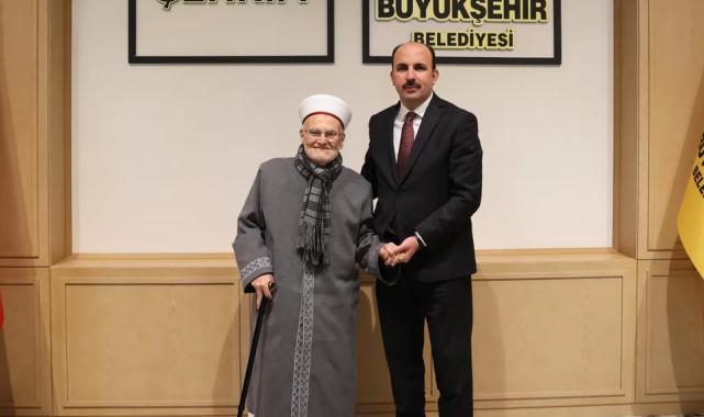 Mescid-i Aksa İmamı Şeyh İkrime Sabri Başkan Altay’ı ziyaret etti