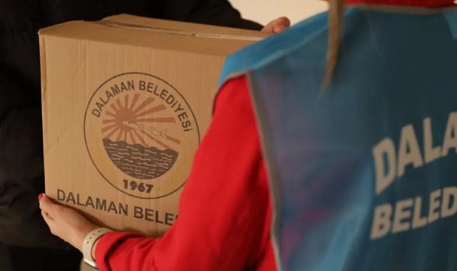 Muğla Dalaman’da koliler ihtiyaç sahiplerine ulaşacak