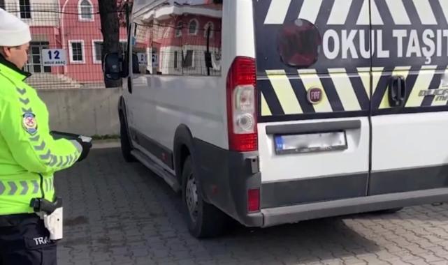 Okul servis araçlarına sıkı takip