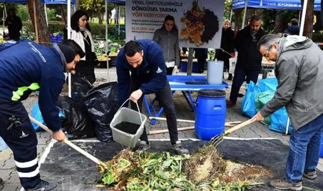 Organik atıklar İzmir’de ekonomiye kazandırılıyor
