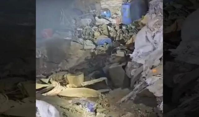 Pençe Kilit’te teröristlere ait bir mağara imha edildi