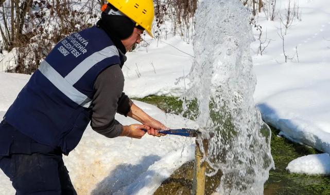 Sakarya’da kış şartlarına karşı altyapı hatları güvende