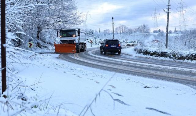 Sakarya’dan kar raporu… Kapalı grup yolu kalmadı