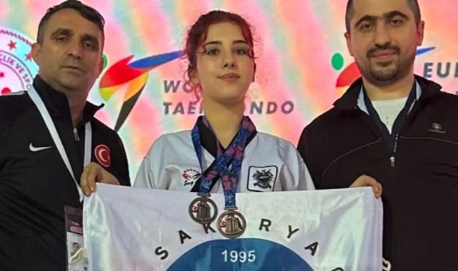 Sakaryalı sporcu uluslararası şampiyonada parladı