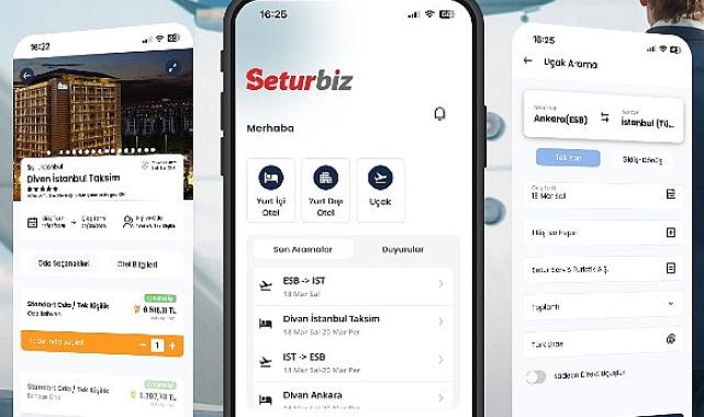 Seturbiz ile iş seyahatlerinizi şimdi mobilden planlayabilirsiniz
