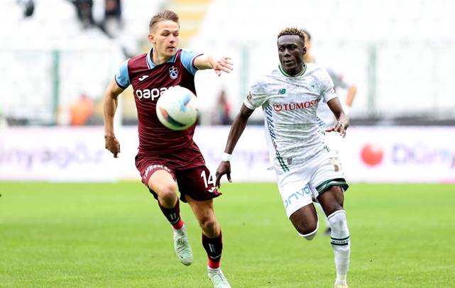 Tümosan Konyaspor 1-0 Trabzonspor (Maç Sonucu) Fırtınaya Konya engeli!