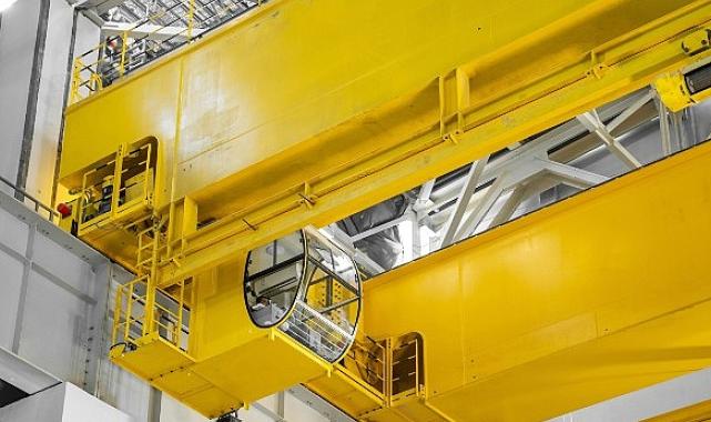 Akkuyu NGS’nin 2’nci güç ünitesi’nin makine dairesine ait ana köprülü vinç devreye alındı