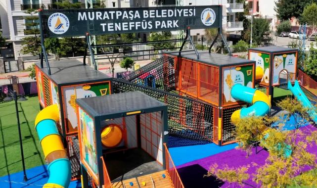 Antalya’da Teneffüs Park’a yeni oyun parkuru