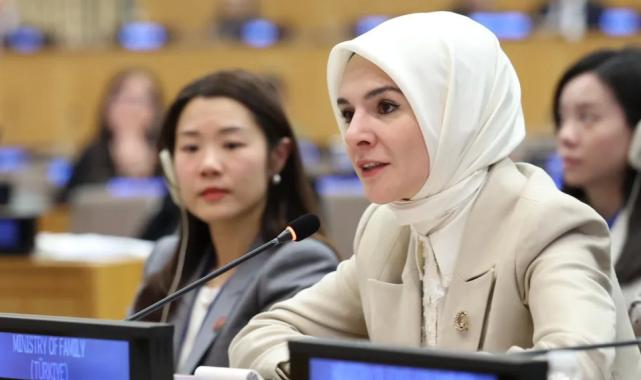 Bakan Göktaş BM’den seslendi: Kadınların her adım kalkınmaya katkıda bulunacaktır