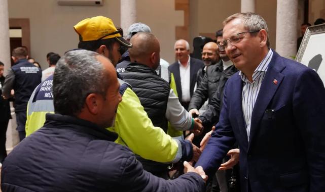 Balıkesir Ayvalık’ta bayramlaşma