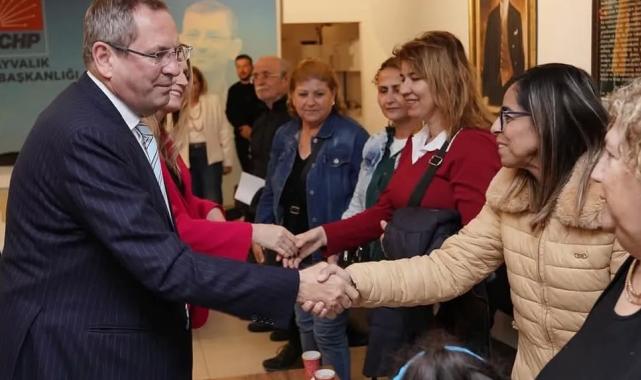 Balıkesir Ayvalık’ta CHP örgütü bayramlaştı