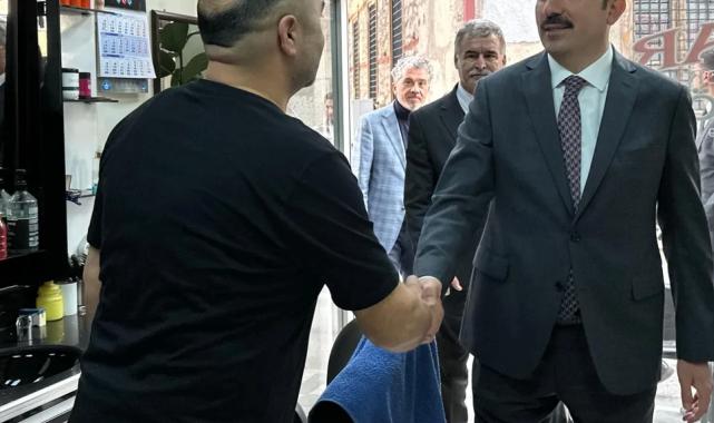 Başkan Altay esnafla ve vatandaşlarla buluştu