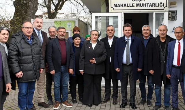 Başkan Aydın Bursa’da mahalle mahalle geziyor!