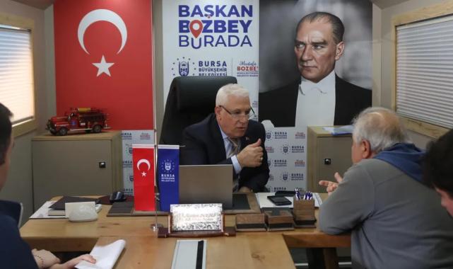 Bursa’da Başkan Bozbey makamını Hamitler’e taşıdı