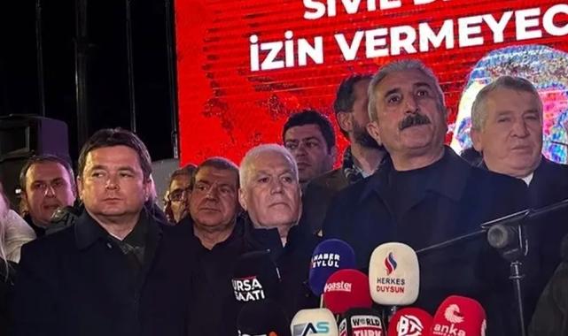 Bursa’da İmamoğlu için protestolar devam ediyor